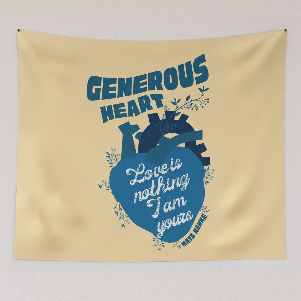 Item preview, GENEROUS HEART - MAYA HAWKE SONG ART designed and sold by Think In Scenes.