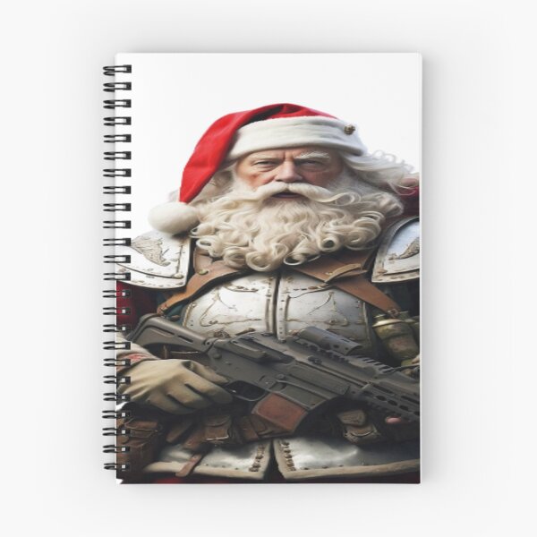Item preview, T-Shirt Father Christmas in combat armour on the battle... designed and sold by Jamesfor.