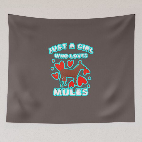 Item preview, Just A Girl Who Loves Mules Funny #1 designed and sold by creativerooney.
