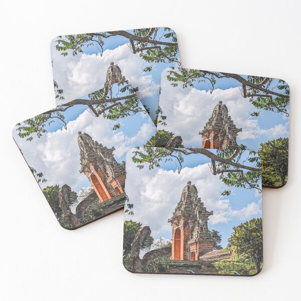 Item preview, Framed by Nature: A Balinese Temple Spire designed and sold by AneeshPro.
