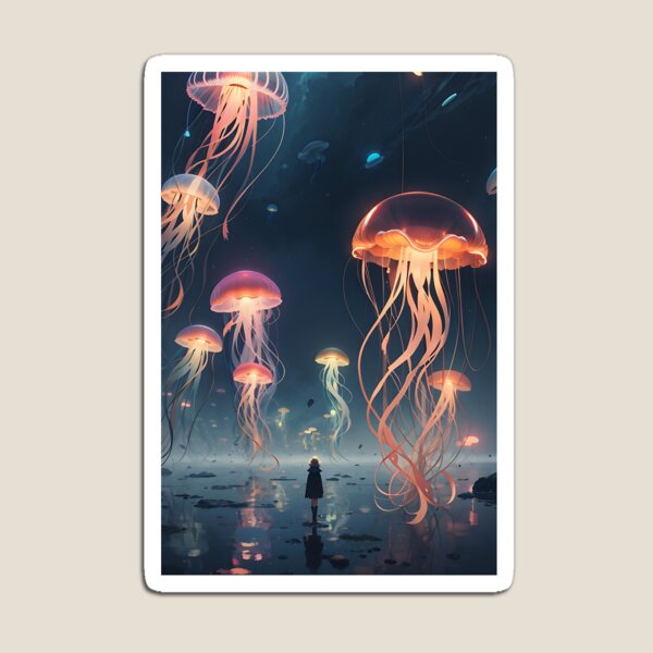 Item preview, Jellyfish cave designed and sold by KimchiFriedArt.