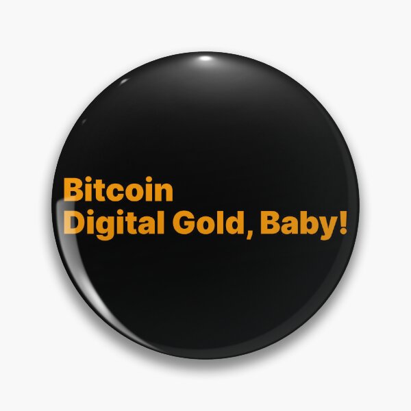 Item preview, Bitcoin Digital Gold, Baby! (Bitcoin Orange) designed and sold by NautilusMare.