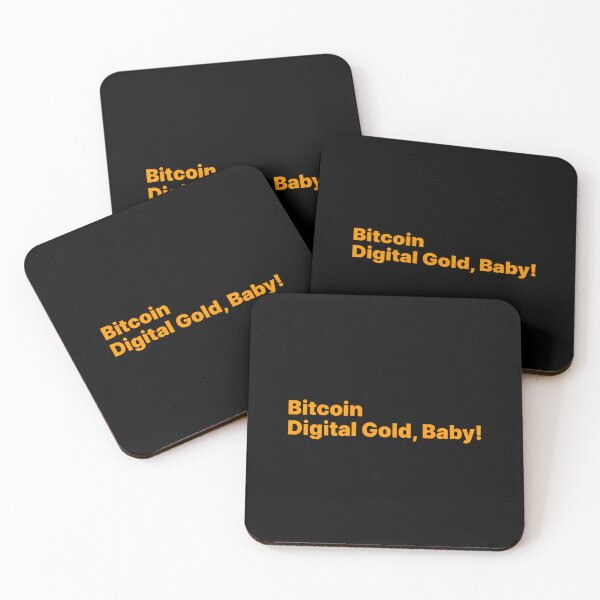 Item preview, Bitcoin Digital Gold, Baby! (Bitcoin Orange) designed and sold by NautilusMare.