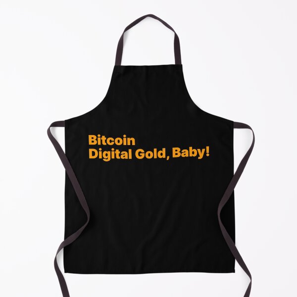 Item preview, Bitcoin Digital Gold, Baby! (Bitcoin Orange) designed and sold by NautilusMare.