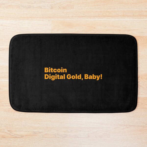 Item preview, Bitcoin Digital Gold, Baby! (Bitcoin Orange) designed and sold by NautilusMare.