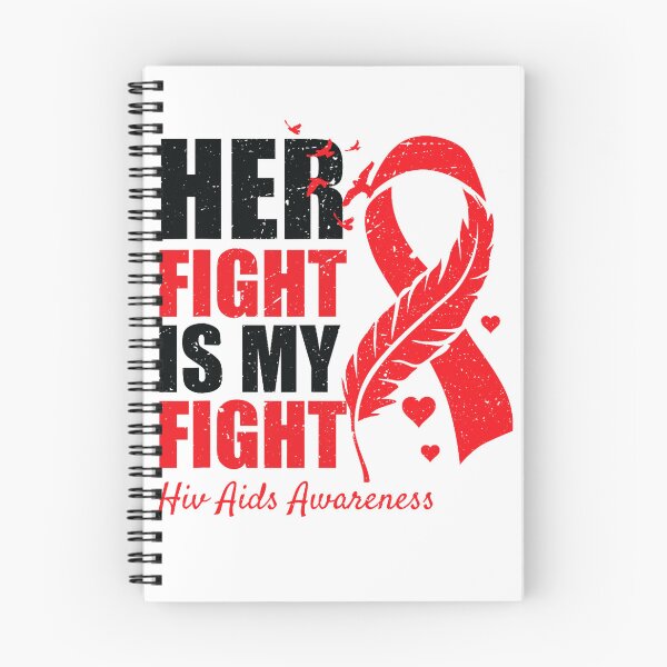 Item preview, Her Fight Is My Fight HIV AIDS Awareness Family Support  (1) designed and sold by EagmianPheolea.