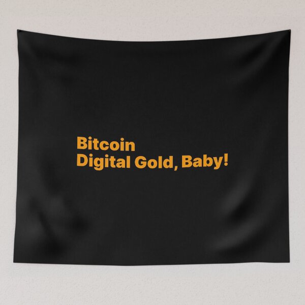 Item preview, Bitcoin Digital Gold, Baby! (Bitcoin Orange) designed and sold by NautilusMare.