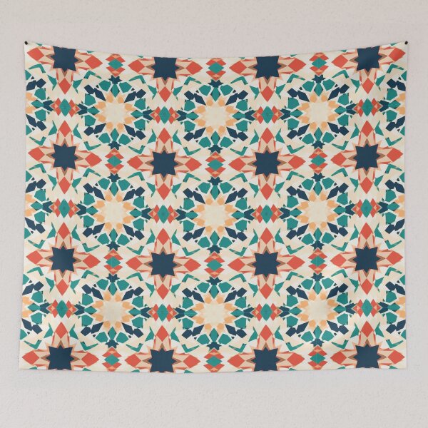 Item preview, Moroccan Wall Tile Digital Pattern designed and sold by zolarche.