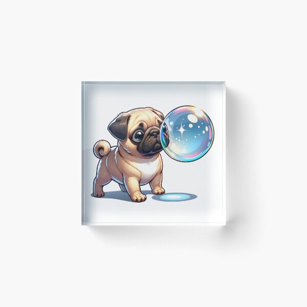 Item preview,  Bubbly Pug Encounter designed and sold by Anechkau.