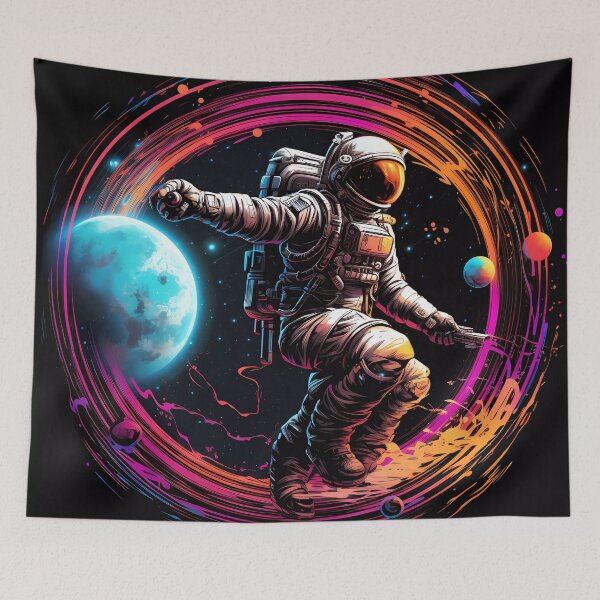 Item preview, “Cyberwave Cosmos: A Graphic Odyssey” designed and sold by Art-Vortex-fr.