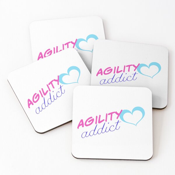 Item preview, Agility addict - pink and blue agility enthusiast designed and sold by pascaleagility.