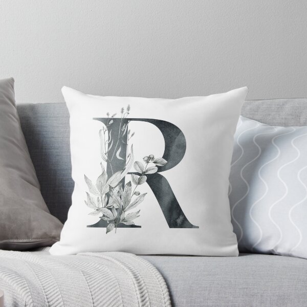 Artikelvorschau, Watercolor floral letter R entworfen und verkauft von tapilipa.