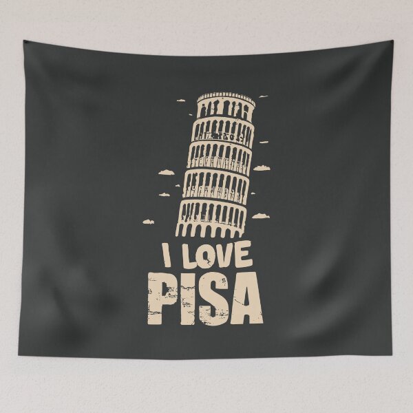 Item preview, I Love Pisa - Italy  designed and sold by GoodOldVintage.