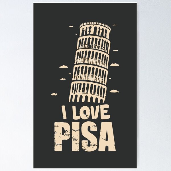 Item preview, I Love Pisa - Italy  designed and sold by GoodOldVintage.