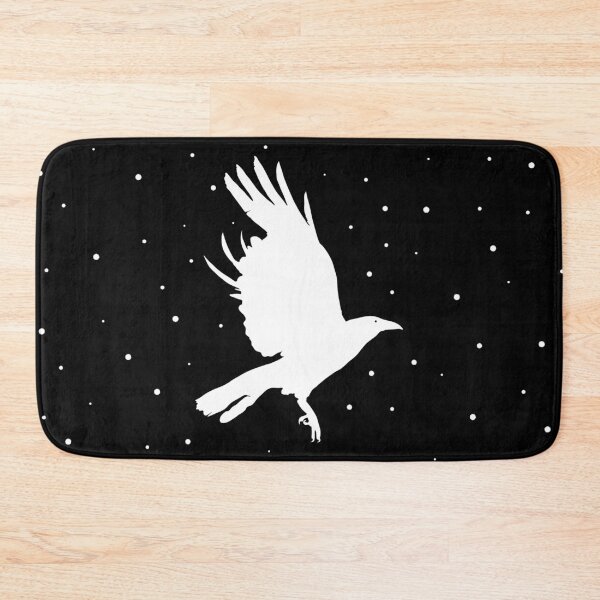 Item preview, Snow Raven In the Winter Black designed and sold by hidden-design.
