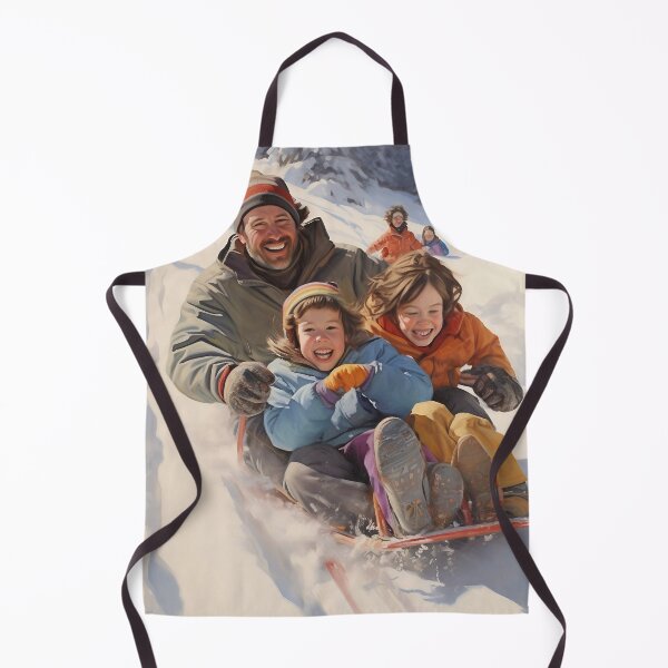 Item preview, Family Sledding Down a Snow Covered Hill designed and sold by dcrc.