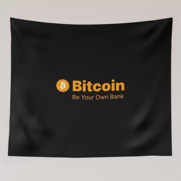 Item preview, Bitcoin - Be Your Own Bank (Bitcoin Orange) designed and sold by NautilusMare.