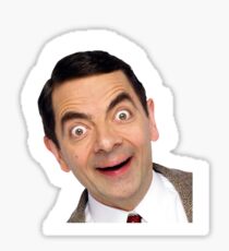 Silly Mr. Bean Sticker