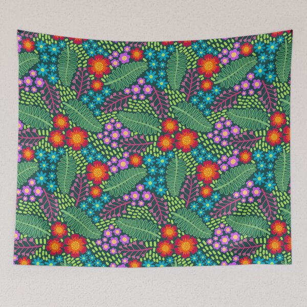 Artikelvorschau, Tropisches Blumenmuster entworfen und verkauft von AlwaysBeColoring.