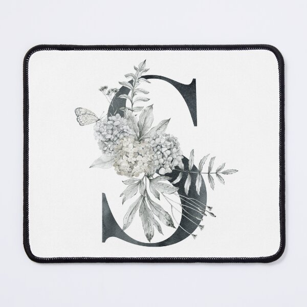 Item preview, Watercolor floral letter S designed and sold by tapilipa.