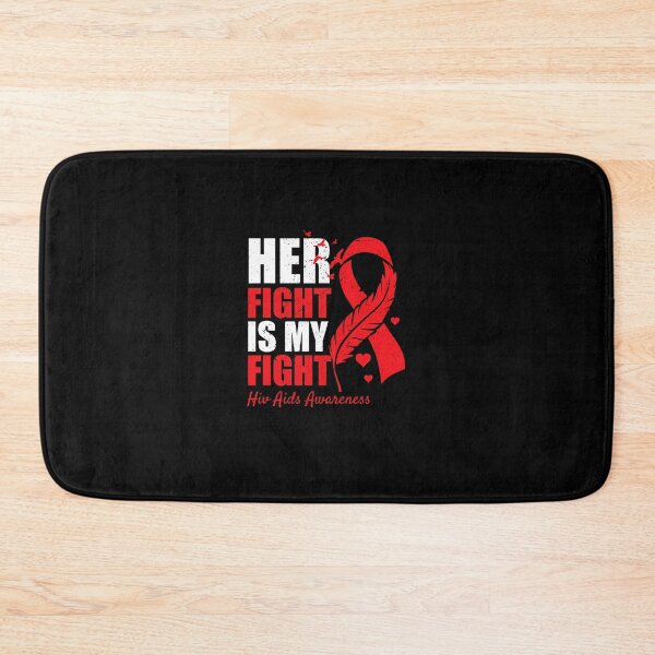 Item preview, Her Fight Is My Fight HIV AIDS Awareness Family Support designed and sold by EagmianPheolea.