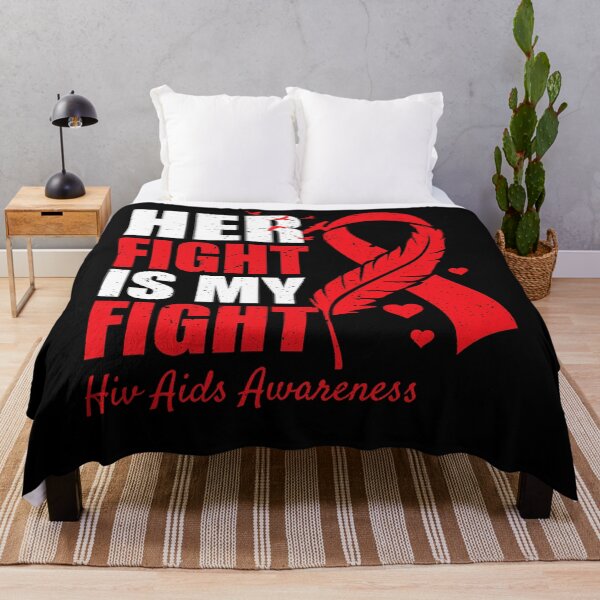 Item preview, Her Fight Is My Fight HIV AIDS Awareness Family Support designed and sold by EagmianPheolea.