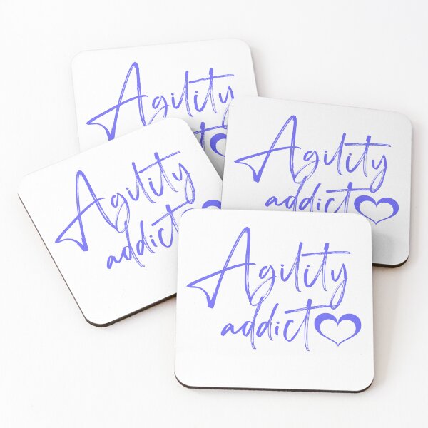 Item preview, Agility addict - agility enthusiast with a heart of blue designed and sold by pascaleagility.