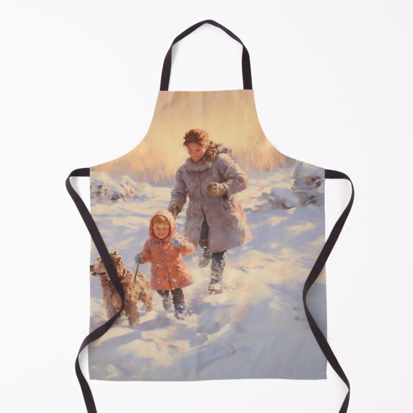 Item preview, Mother and Daughter in the Snow with their Dog designed and sold by dcrc.