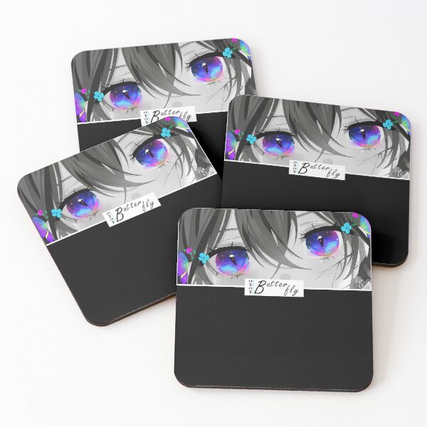 Item preview, Pacífico Anime Ojos Mariposa Manga Arte Otaku Japonés designed and sold by Otakurypto.