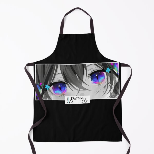 Aperçu de l'œuvre Yeux Anime Paisibles Papillon Manga Art Otaku Japonais créée et vendue par Otakurypto.