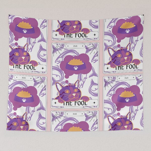Item preview, Tarot Card Cheshire Cat The Fool designed and sold by BettySpicer.