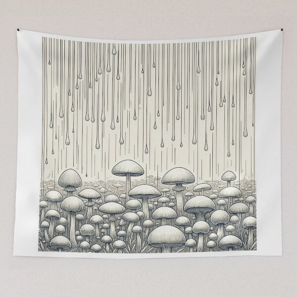 Item preview, The Mushroom Rain designed and sold by woodyconk.
