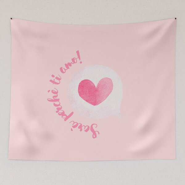 Item preview, Sarà perchè ti amo! - Pink designed and sold by RufderFreiheit.