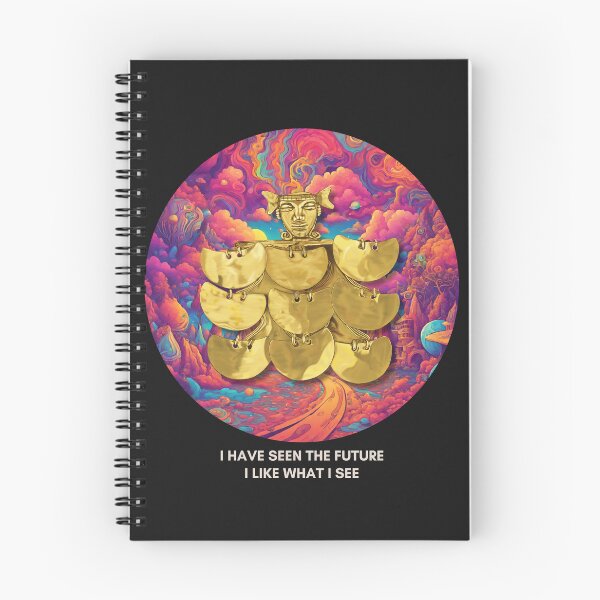 Item preview, Ancient Psychedelic Trip - "I Have Been the Future" - Weird Ancient Art designed and sold by Carola-art.