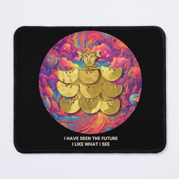 Item preview, Ancient Psychedelic Trip - "I Have Been the Future" - Weird Ancient Art designed and sold by Carola-art.