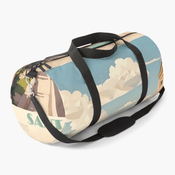 Item preview, Santander Vintage Retro Travel Art designed and sold by Ceemko's Vintage Corner.