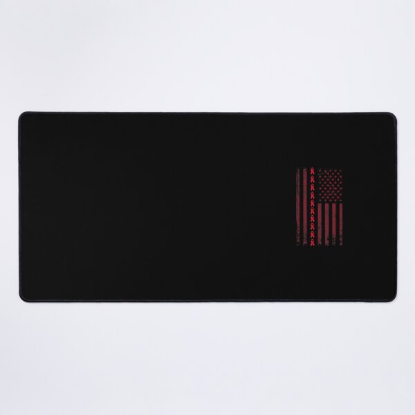 Item preview, hiv aids awareness red ribbon us flag (1) designed and sold by defabiosofxs.