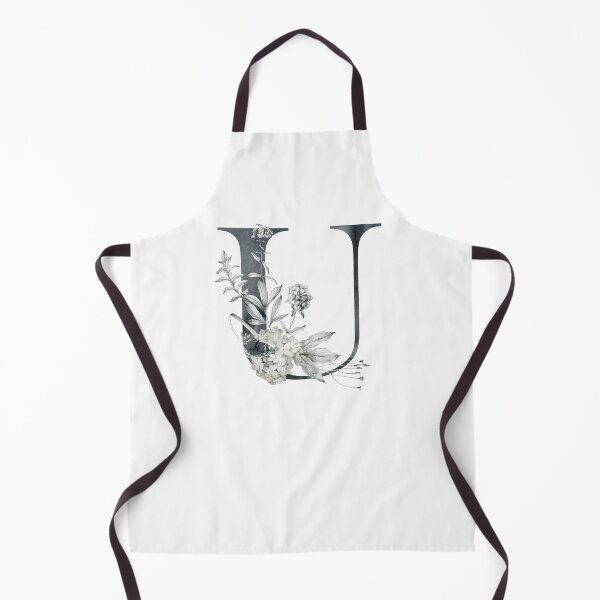 Item preview, Watercolor floral letter U designed and sold by tapilipa.