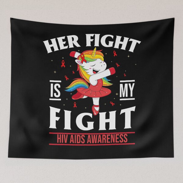 Item preview, Her Fight Is My Fight Hiv Aids Awareness designed and sold by EagmianPheolea.