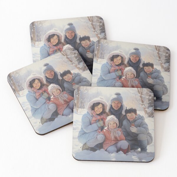Item preview, Family Posing in the Snow designed and sold by dcrc.
