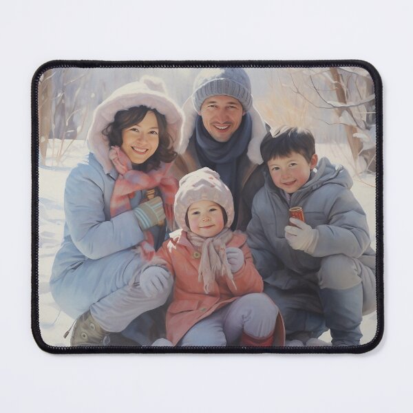 Item preview, Family Posing in the Snow designed and sold by dcrc.