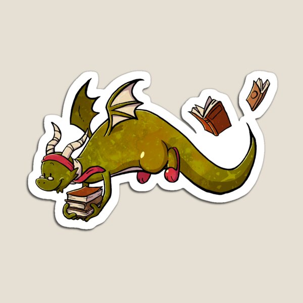 Book dragon 2 Magnet