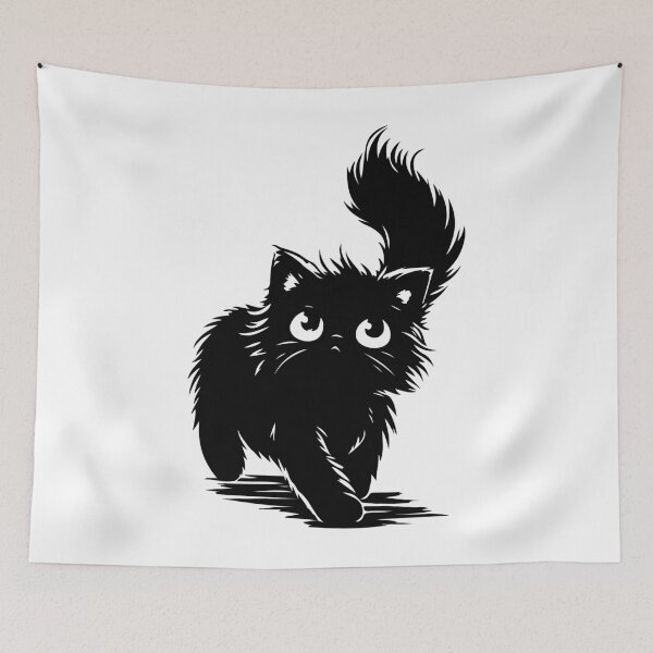 Item preview, Haughty black cat designed and sold by SiMinDesigns.