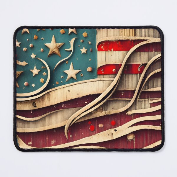 Item preview, American flag Vintage modern style designed and sold by SRK-369.