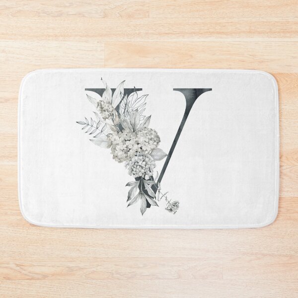 Item preview, Watercolor floral letter V designed and sold by tapilipa.