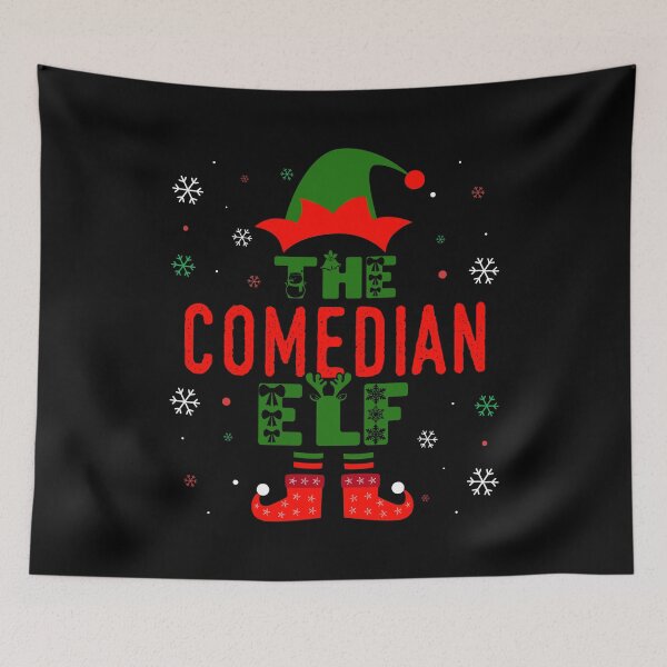 Item preview, Family Christmas Matching Squad Outfit Elf Funny Comedian designed and sold by artworkbyrihen.