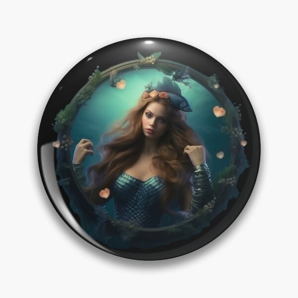 Item preview, Circle dark mermaid  designed and sold by ME-World.