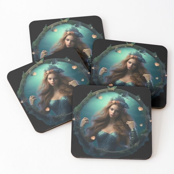 Item preview, Circle dark mermaid  designed and sold by ME-World.