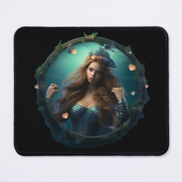 Item preview, Circle dark mermaid designed and sold by ME-World.
