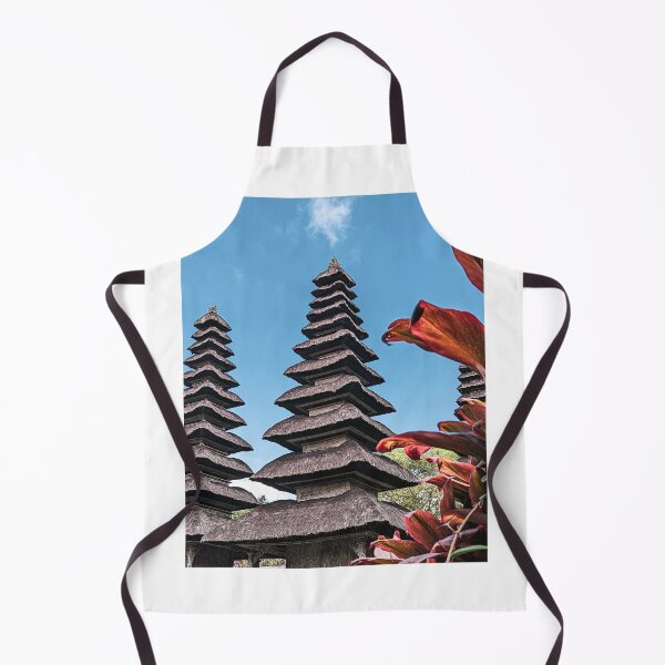 Item preview, Floral Foreground: Balinese Temple Silhouettes designed and sold by AneeshPro.